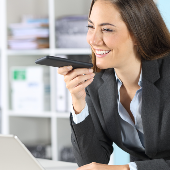 Business Professional Using Dragon Professional v16